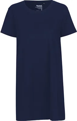 Immagine prodotto di Neutral O81020 | Maglietta lunga da donna - Maglia a jersey singolo - Colore: Navy - Taglia: M