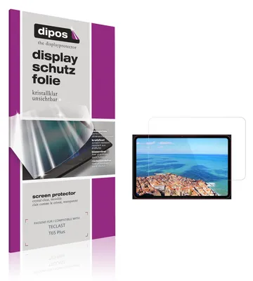 Produktbild von 2x Schutzfolie für TECLAST T65 Plus klar Displayschutzfolie Folie Display Schutz dipos