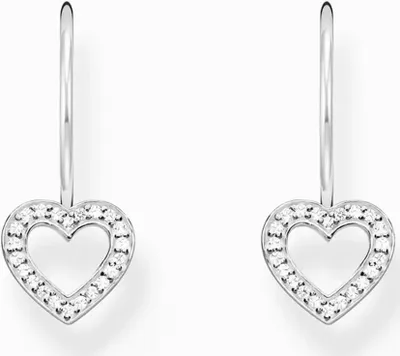 Produktbild von Thomas Sabo Ohrringe Ohrhänger Damen Herz Zirkonia Silber SCH150348
