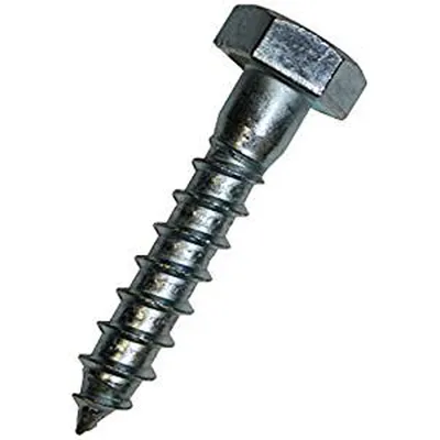 Produktbild von Sechskantholzschrauben galv. verzinkt DIN 571 6,0 mm 60 mm 100 Stk.