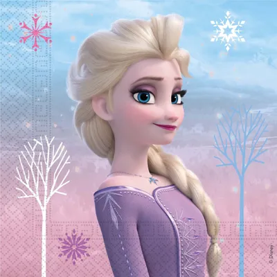 Produktbild von Disney Eiskönigin Wind Serviette 20 Stk 33x33 cm