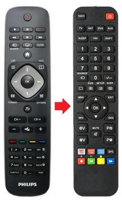 Produktbild von Fernbedienung passend für PHILIPS 32PFL3078T | 32PFL3158H/12