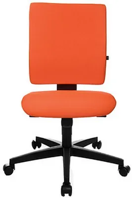 A studio shot of an office chair.
