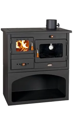 Immagine prodotto di Stufa a legna Prity 1P34 – 10,1 kW, con forno e piastra metallica – Classe A