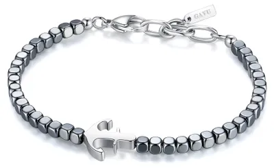 Produktbild von Solidchoice – Rechteckiges Armband mit Anker-Charm für Herren