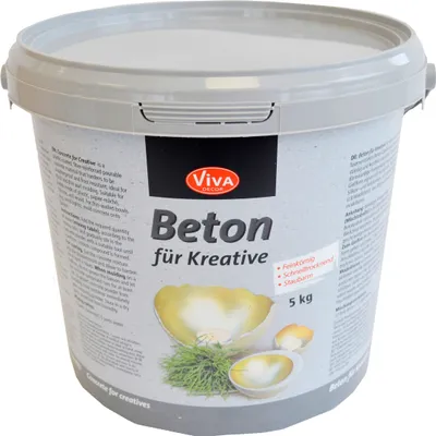 Immagine prodotto di Viva Decor940400099VE01 ViVA DECOR calcestruzzo gettato in opera, grana fine, secchio da 5,0 kg