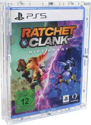 Produktbild von Verschraubtes Acrylcase aus Acrylglas für ein Playstation 5 / PS5 Spiel in/ Schutzbox / Protector / Schutzhülle / UV-Schutz / Transparent / Games - Zeigis®