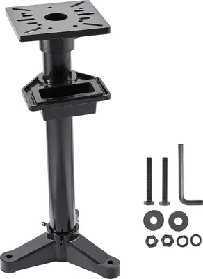 Immagine prodotto di Supporto per smerigliatrice da banco SucceBuy con base a pavimento e piastra di montaggio 27x27cm