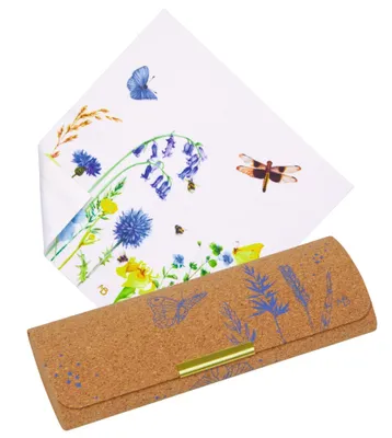 Produktbild von Brillenetui Kork m. Putztuch Natur pur - M. Bastin
