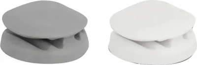 Immagine prodotto di DELOCK Kabelhalter selbstklebend mit 4 Durchführungen Set 2
