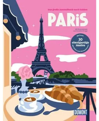 Image de Paris - Das große Ausmalbuch nach Zahlen