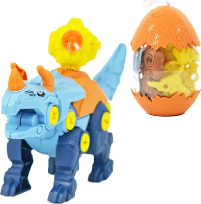 Immagine prodotto di Robo-Dino fai da te in un uovo, Triceratopo
