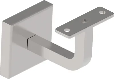 Produktbild von Sellon24® Edelstahl Handlaufhalter Abdeckrosette Handlaufträger flach Quadratrohr 40x40 4110-000