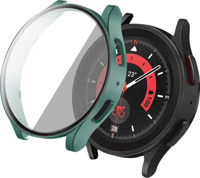 Productafbeelding van imoshion Full Cover Hardcase voor de Samsung Galaxy Watch 6 - 44 mm - Donkergroen