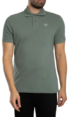 Produktbild von Barbour Tartan Pique Poloshirt, Grün XXL