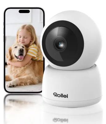 Produktbild von Rollei Überwachungskamera Innen 360° Indoor Security Cam Kamera Überwachung