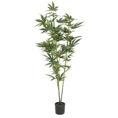 Obrázek produktu pro EUROPALMS Konopí, umělá rostlina, 120cm