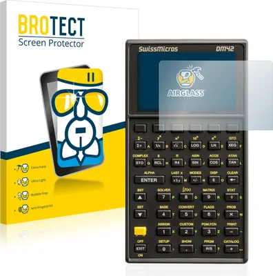 Produktbild von BROTECT Schutzglas für SwissMicros DM42 Schutzfolie Panzer Folie Glas Display Schutz klar