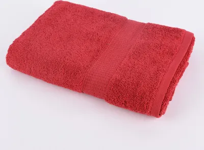 Produktbild von Qualitätsfrottee Handtuch 100% Baumwolle 500g/qm rot Größe Duschtuch 70 x 140 cm
