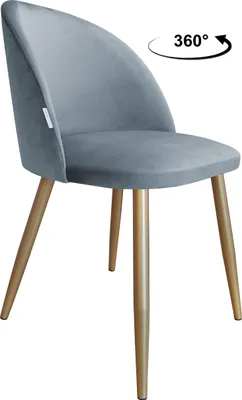 Produktbild von Drehstuhl Colin, goldfarbene Fußbasis, Modell BL06