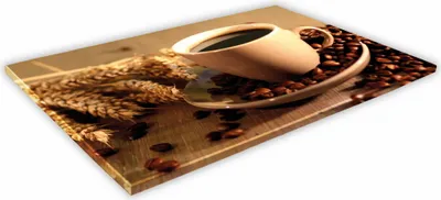 Zdjęcie produktu dla SZKLANA DESKA KUCHENNA 40x30 156b Kawa i zboże