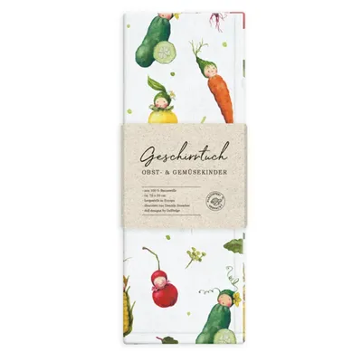 Produktbild von Geschirrtuch Obst- und Gemüsekinder, Graetz Verlag