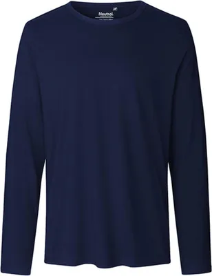 Produktbild von Neutral O61050 | Herren Long Sleeve T-Shirt / 100% Fairtrade-Baumwolle - Farbe: Navy - Größe: M