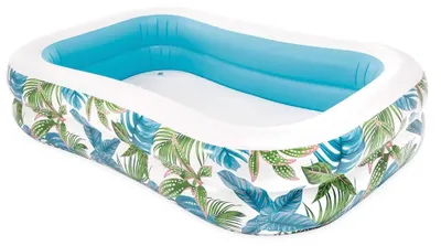 Immagine prodotto di Piscina Intex Swim Center Tropical Family 229cm x 152cm x 48cm 600 Litri a 3 anni 57177NP