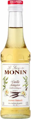 Obrázok produktu pre Monin Vanilkový sirup s vanilkovou príchuťou a jemnou arómou 250ml