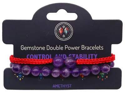 Produktbild von Armbänder mit doppelter Kraft aus Edelsteinen – Amethyst