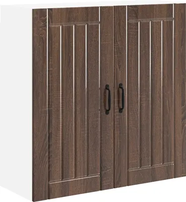 Produktbild von vidaXL Wandschrank LUCCA Brauneiche 80 x 31 x 80 cm Holzwerkstoff