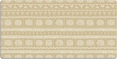Produktbild von Schreibtischmatte Tischunterlage 90x45 cm Mauspad - Gelbe Form