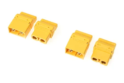 Produktbild von GForce GF-1044-001 Steckverbinder XT-60Pt Goldkontakten Stecker + Buchse 2 Paare