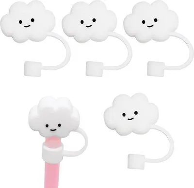 Image de Lot de 4 housses de protection réutilisables en silicone, blanches