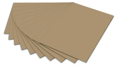 Produktbild von folia Tonpapier DIN A4 130 g/qm rehbraun 100 Blatt