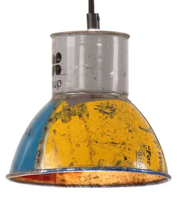 Produktbild von vidaXL Hängelampe Industrie-Stil 25 W Mehrfarbig Rund 17 cm E27