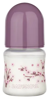 Produktbild von BabyNova PP Babyflasche Weithals Anti-Kolik 150ml Lila