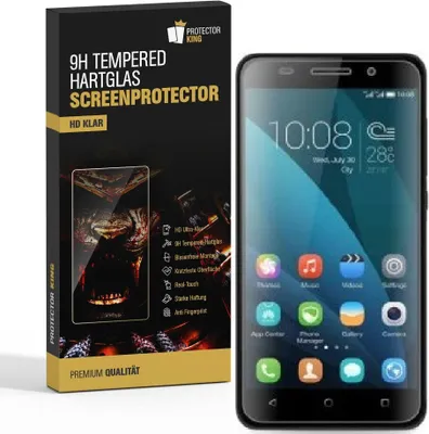 Produktbild von 2x 9H Hartglasfolie für Huawei Honor 4X Panzerfolie Displayschutzfolie HD KLAR Panzerglas Schutzfolie