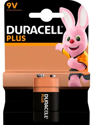 Immagine prodotto di Duracell - Batteria Alcalina Plus 9 V E-Block 6Lr61 Mn1604 - 1 Pz