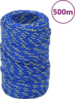 Produktbild von The Living Store Bootsseil Blau 2 mm 500 m Polypropylen