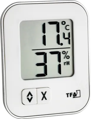 Produktbild von Digitales Thermo-Hygrometer MOXX, weiß, 30.5026.02, TFA Dostmann