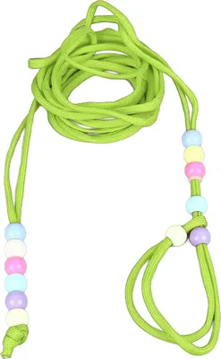 Image de Corde à traction pour lézards, confortable, durable, protection de sécurité, corde à reptiles réglable pour dragons barbus, hamsters, petits animaux, vert