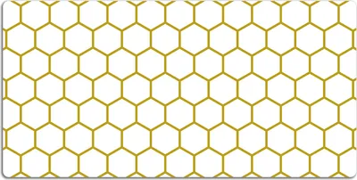 Produktbild von Schreibtischmatte Tischunterlage 120x60 cm Mauspad - Bienenwabe