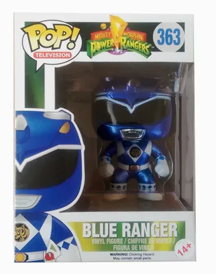 Produktbild von Funko POP! Television Power Rangers Metallic Blue Range limited 10cm #10859