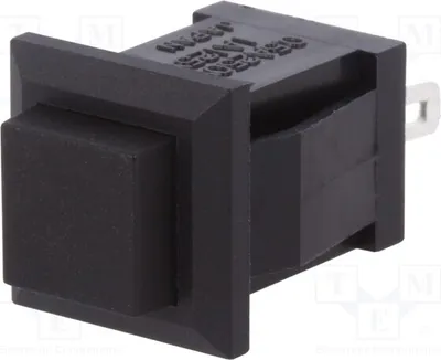 Obrázok produktu pre 1x Spínač s tlačidlom DS430-K, typ: spínač s prepínaním, poloha: OFF-(ON), 0,5A/250VAC, pozícia: 2
