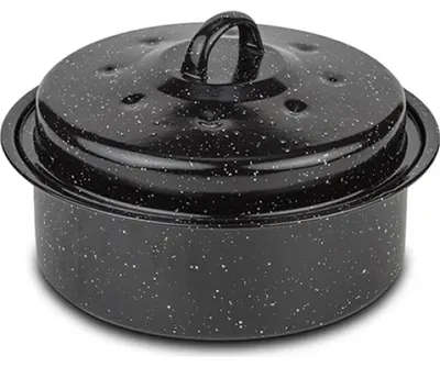 Imagen del producto de Olla esmaltada redonda con tapa - 3 litros