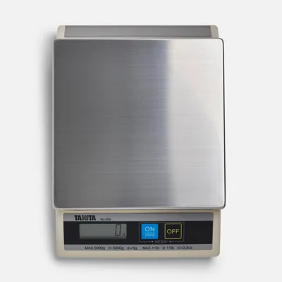 Produktbild von TANITA KD-200-510 Profi Küchenwaage – Digitale Präzisionswaage mit abnehmbarer Edelstahl-Plattform, Tara-Funktion, 5 g Genauigkeit, 5 kg