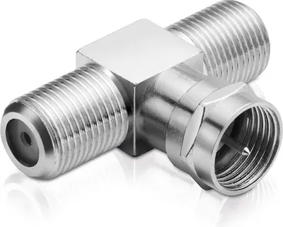 Produktbild von Sat-T-Stück 1-mal F-Stecker auf 2-mal F-Buchse