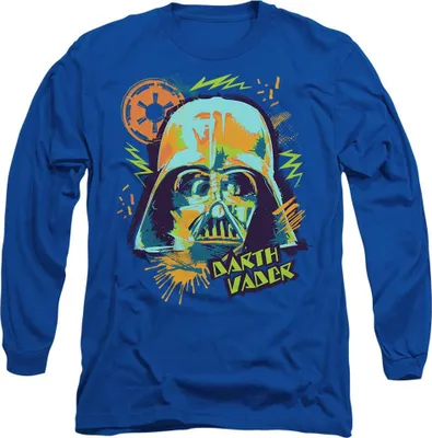 Image de Star Wars - T-shirt "90s" pour homme/femme unie TV14506 (XL) (Bleu roi)