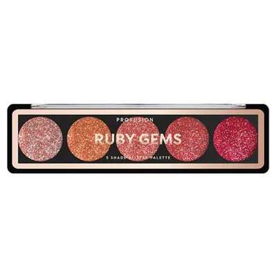 Zdjęcie produktu dla Profusion Ruby Gems Paleta 5 cieni do powiek